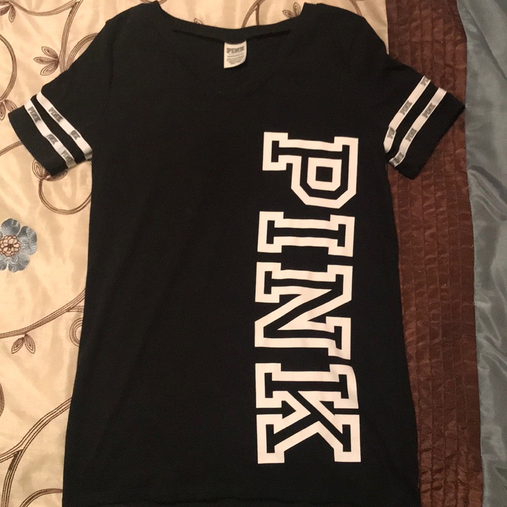 PINK V neck shirt